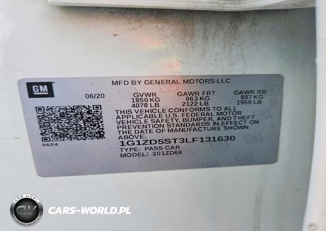 2020 Chevrolet Malibu Lt VIN:1G1ZD5ST3LF131630 - 12