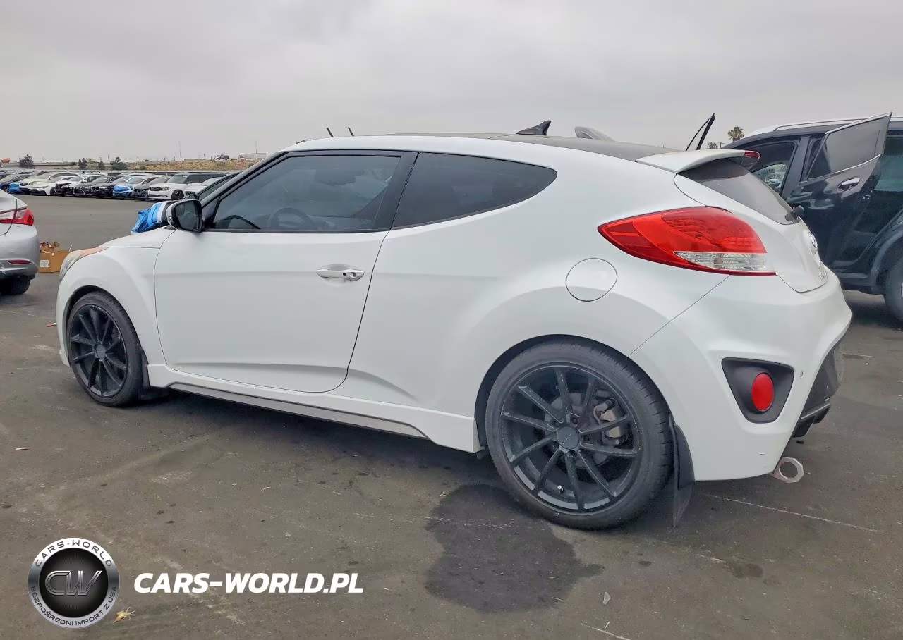 2016 Hyundai Veloster Turbo VIN:KMHTC6AE0GU282172 - 2