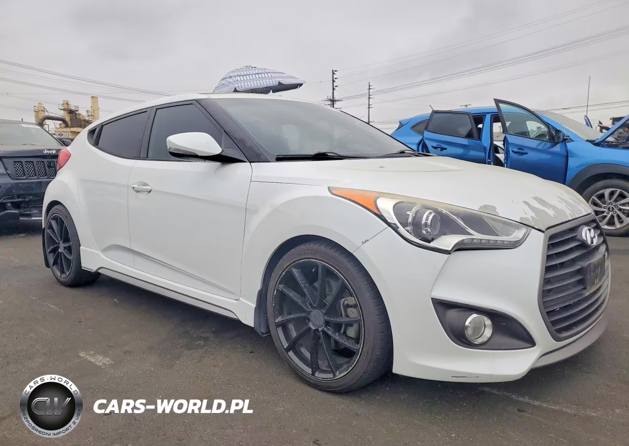 2016 Hyundai Veloster Turbo VIN:KMHTC6AE0GU282172 - 4