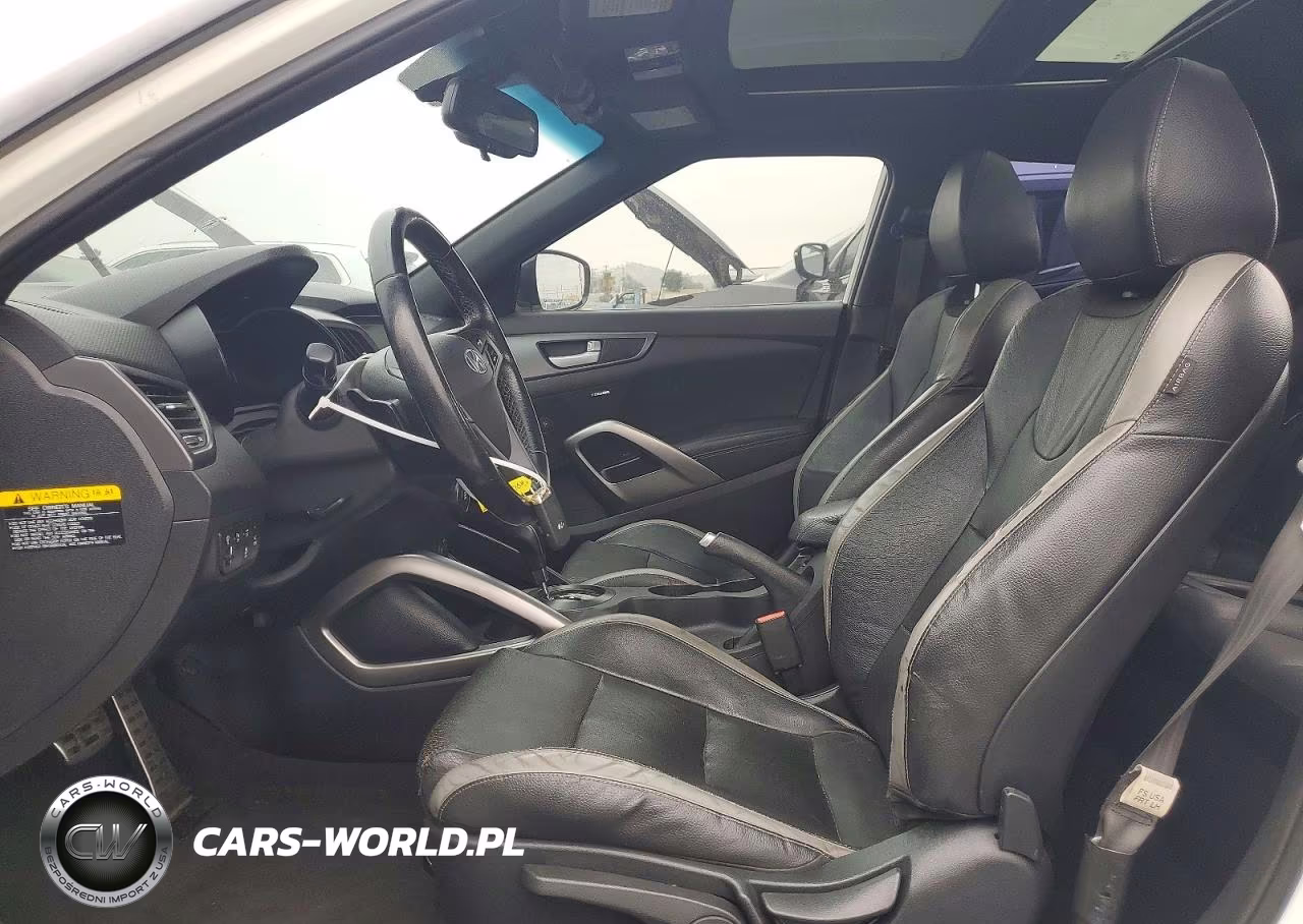 2016 Hyundai Veloster Turbo VIN:KMHTC6AE0GU282172 - 7