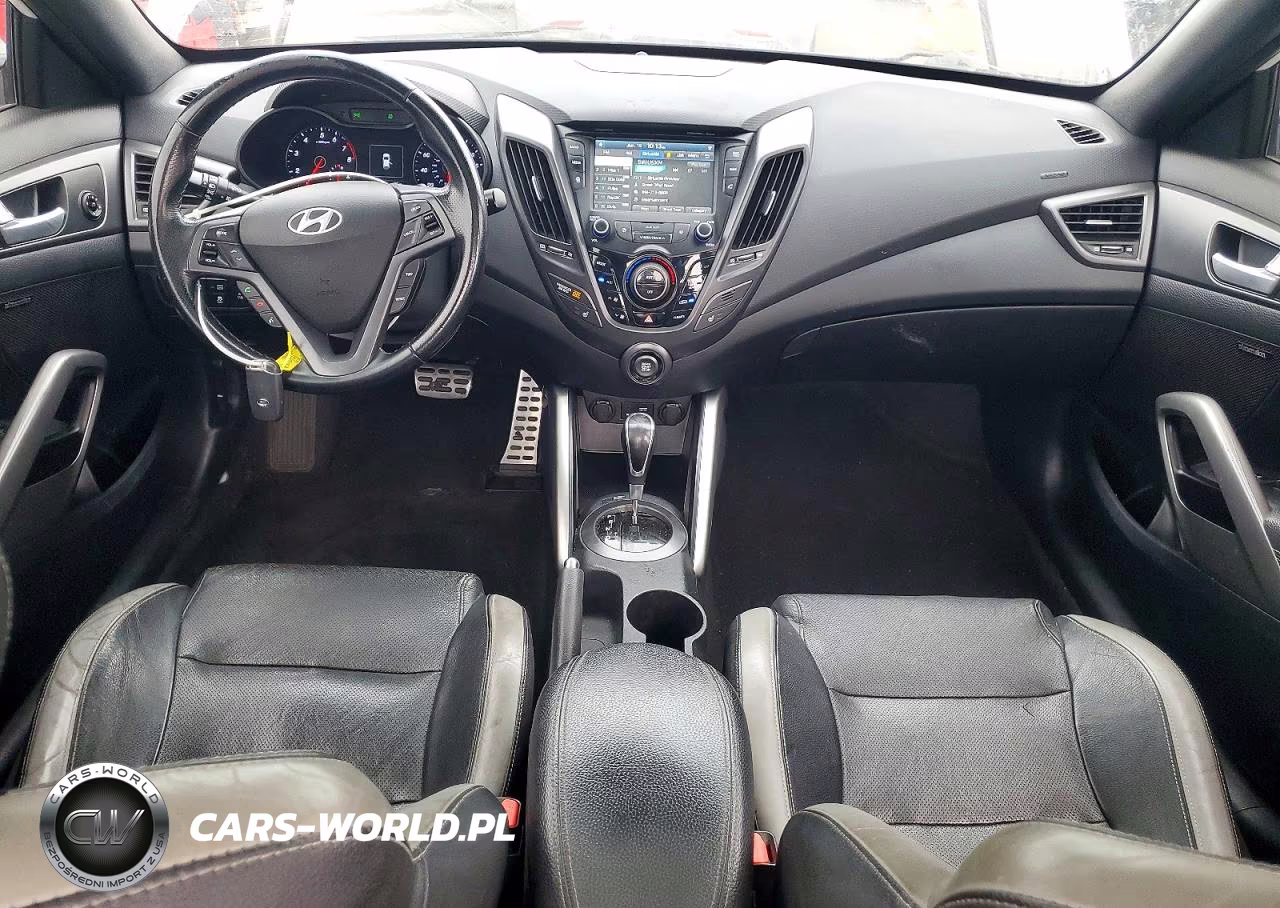 2016 Hyundai Veloster Turbo VIN:KMHTC6AE0GU282172 - 8
