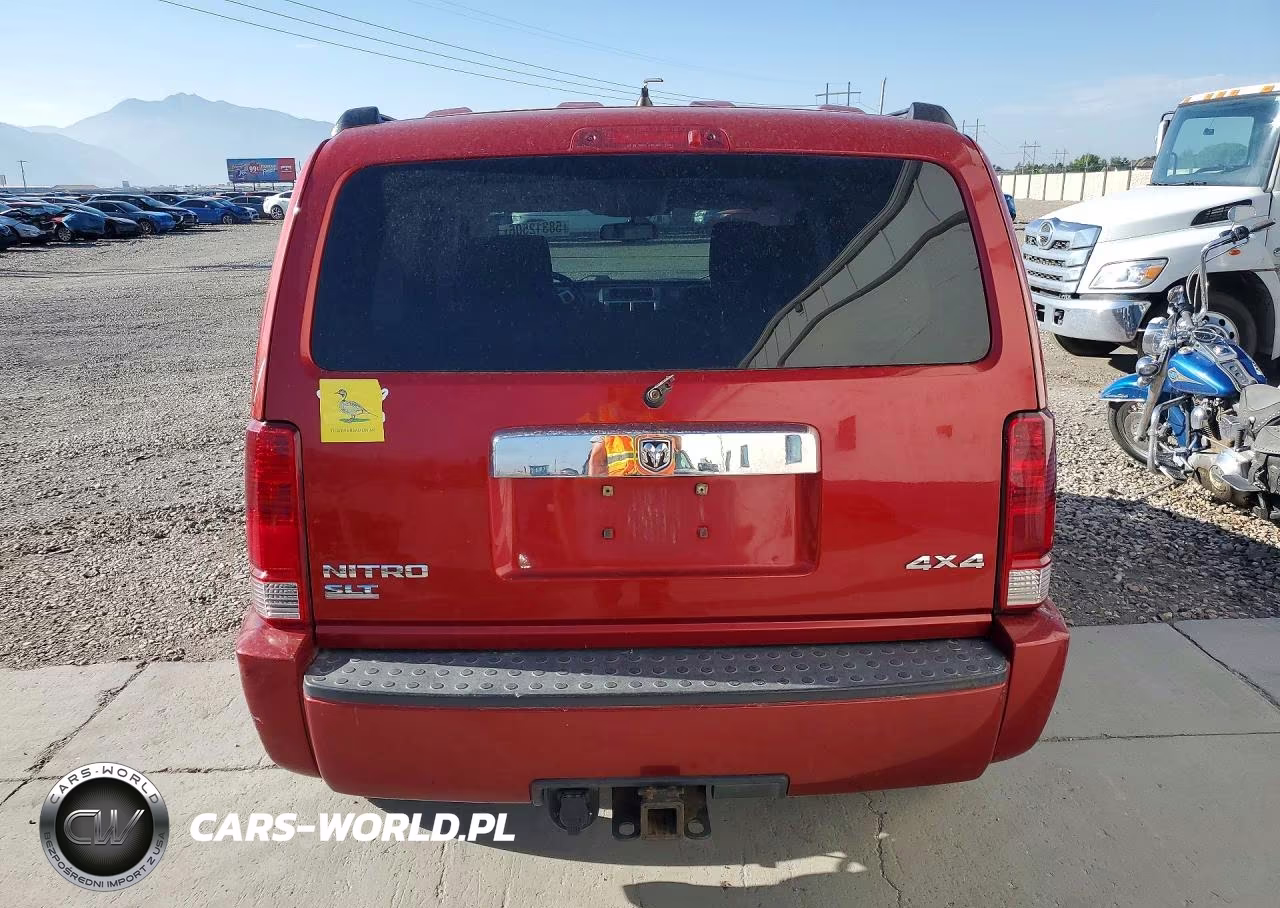 2007 Dodge Nitro Slt VIN:1D8GU58K77W566400 - 6