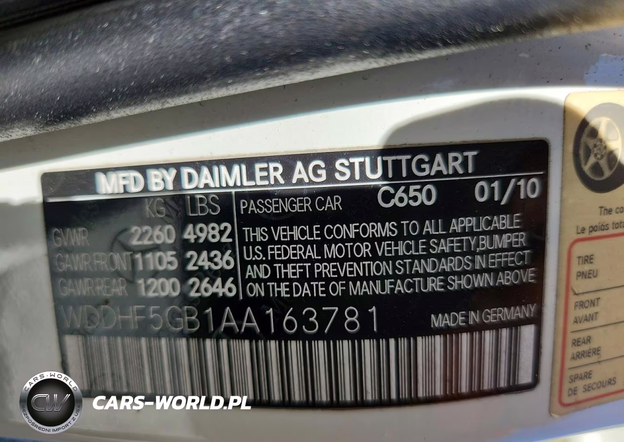 2010 Mercedes-Benz E 350 VIN:WDDHF5GB1AA163781 - 12