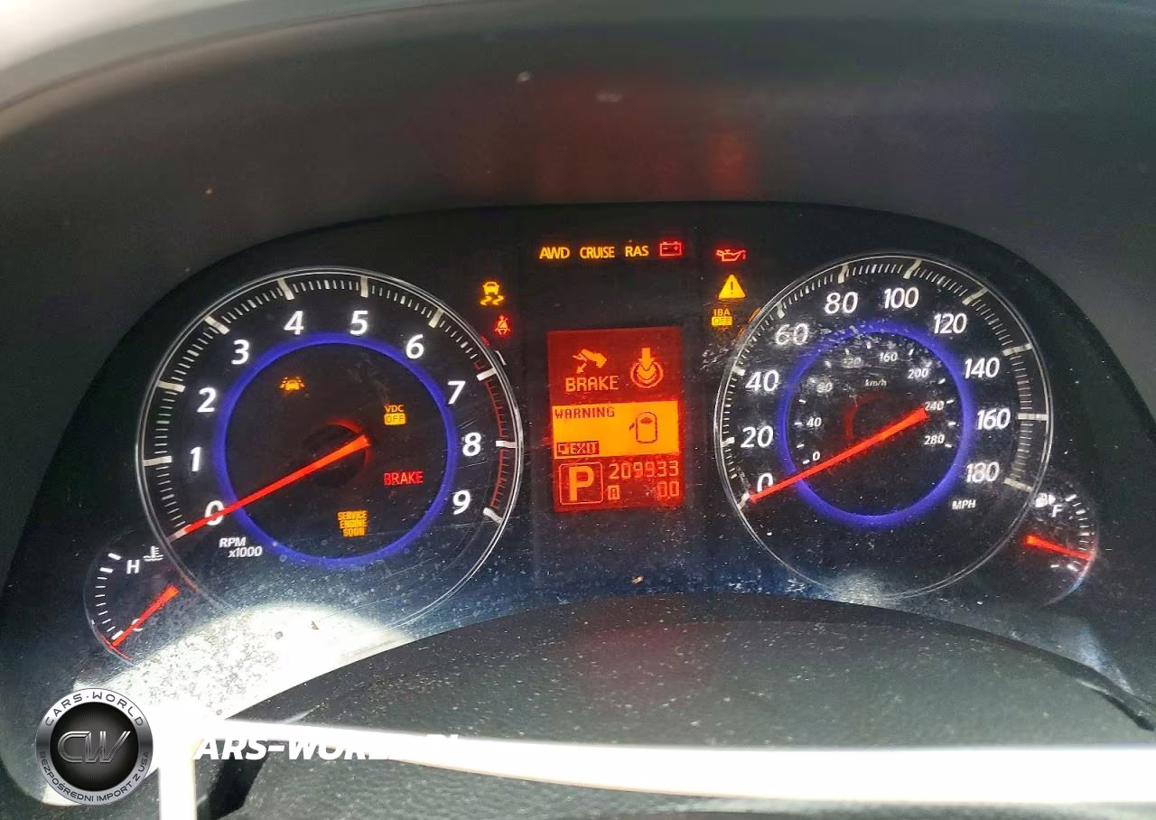 2010 Infiniti Fx50 Base VIN:JN8BS1MW1AM830377 - 9