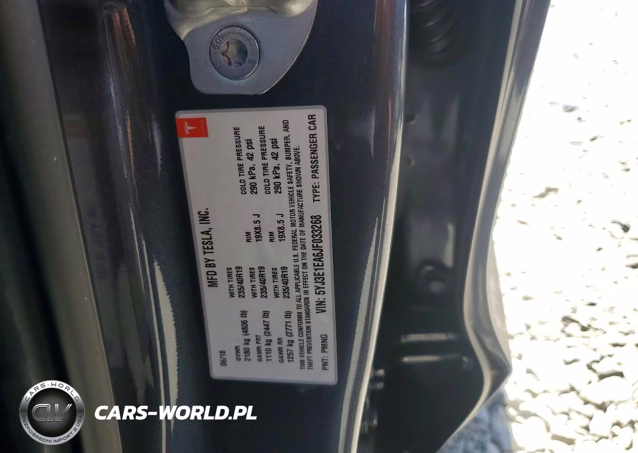 2018 Tesla Model 3 VIN:5YJ3E1EA6JF033268 - 12