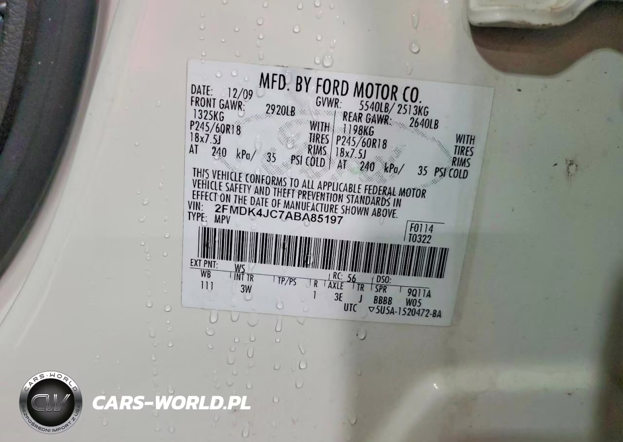 2010 Ford Edge Sel VIN:2FMDK4JC7ABA85197 - 13