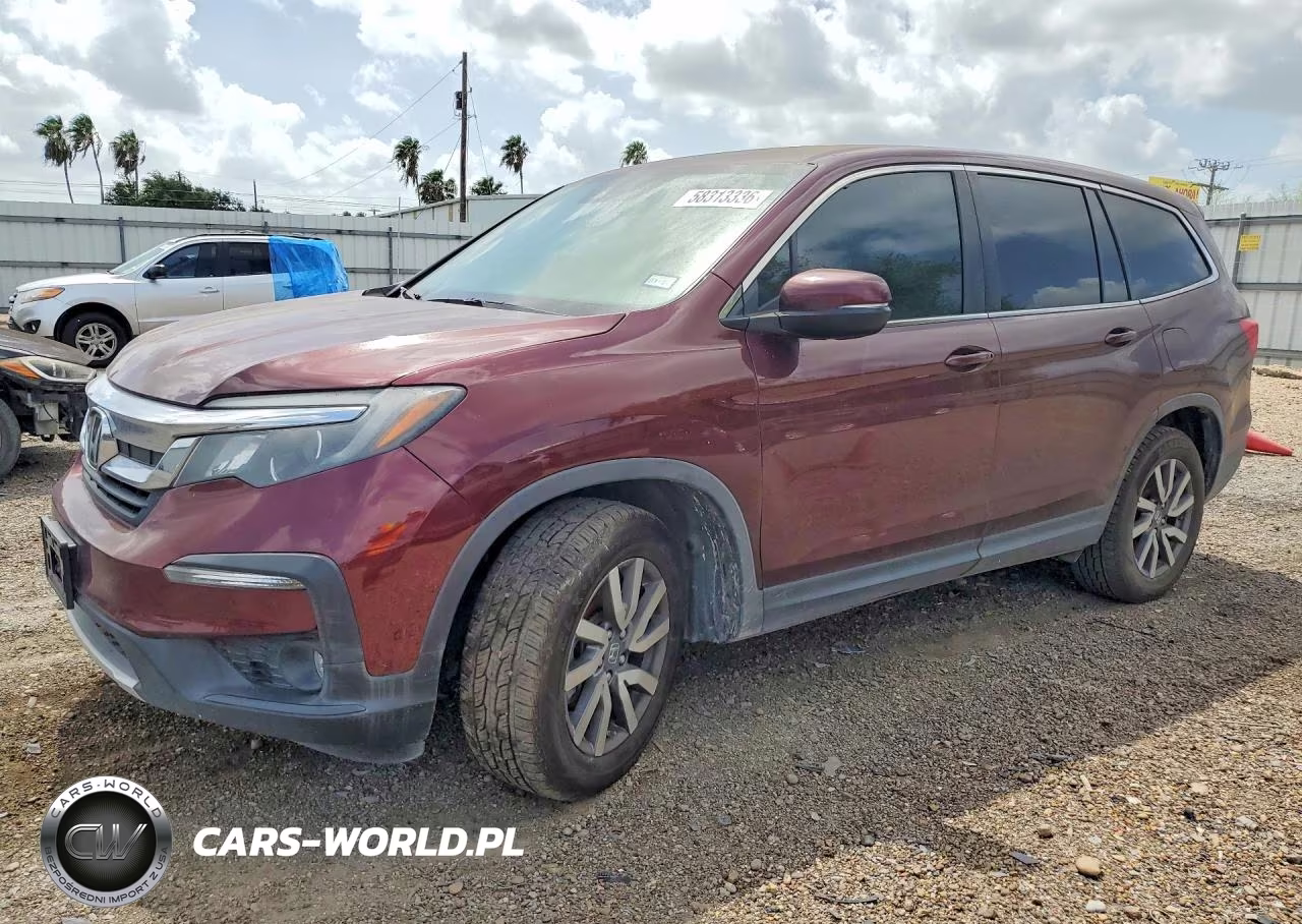 2021 Honda Pilot Ex VIN:5FNYF5H34MB044619 - 1