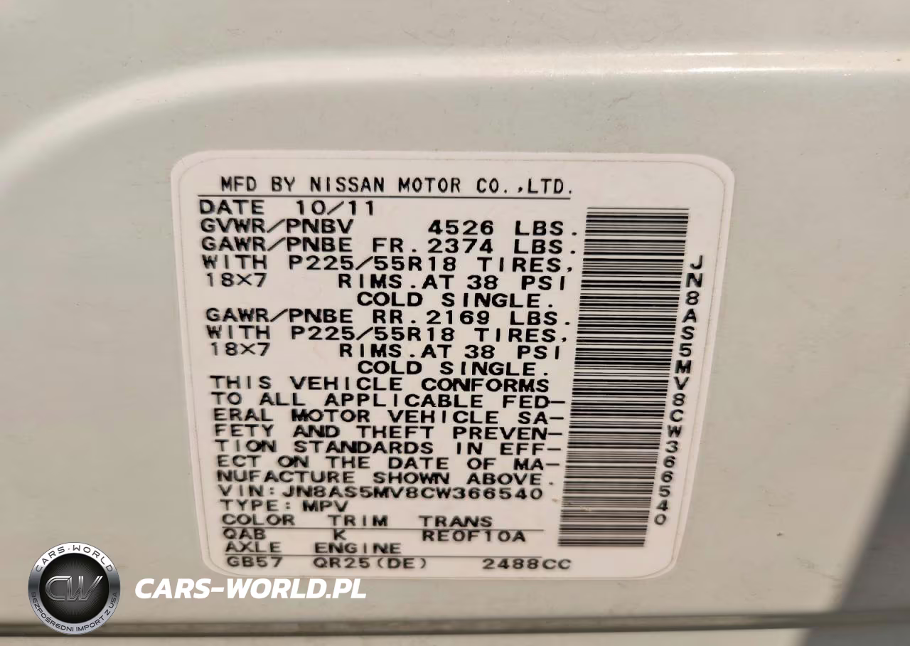 2012 Nissan Rogue S VIN:JN8AS5MV8CW366540 - 12