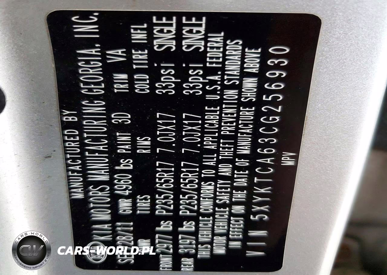 2012 Kia Sorento Lx VIN:5XYKTCA63CG256930 - 13