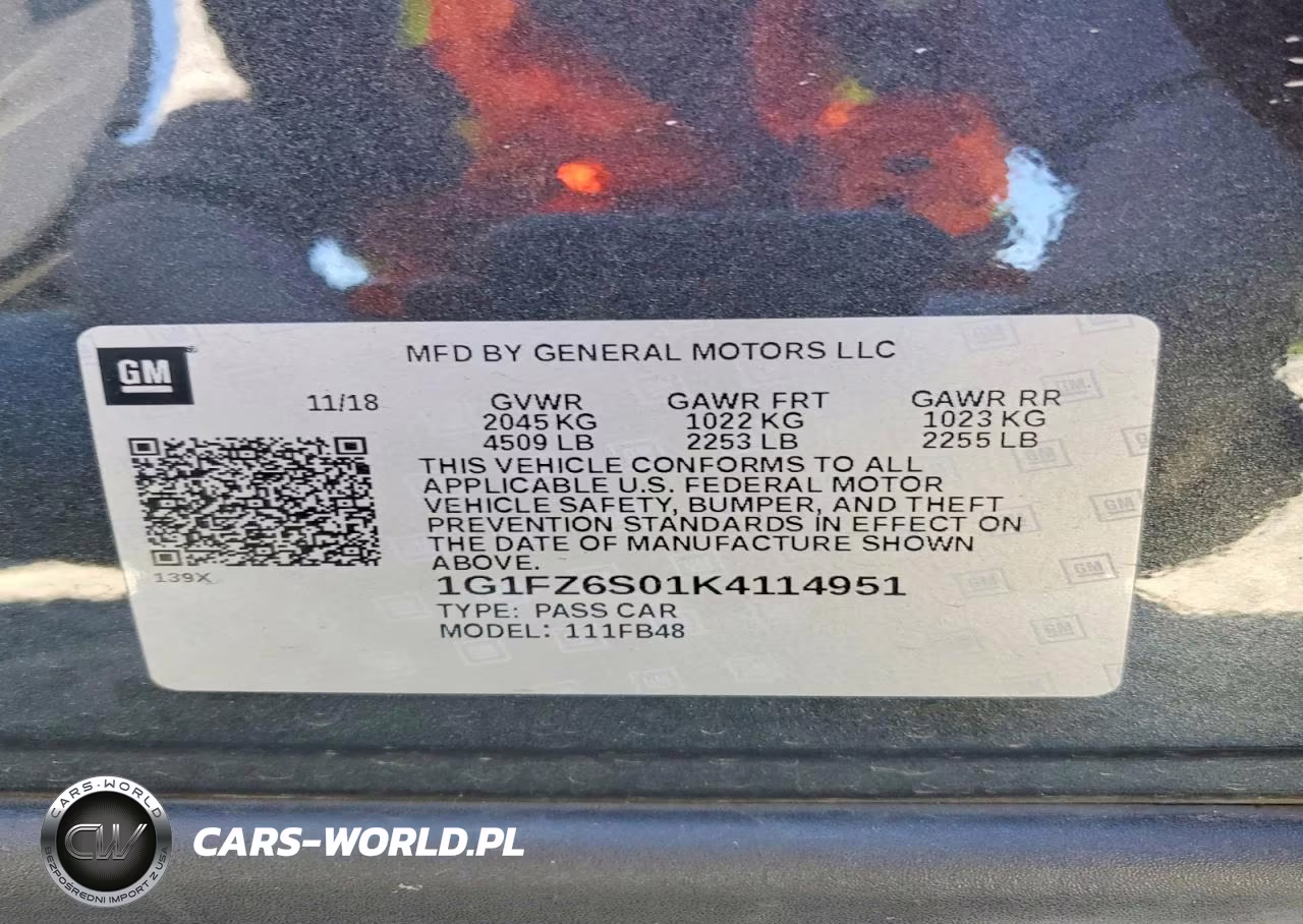 2019 Chevrolet Bolt Ev Premier VIN:1G1FZ6S01K4114951 - 13