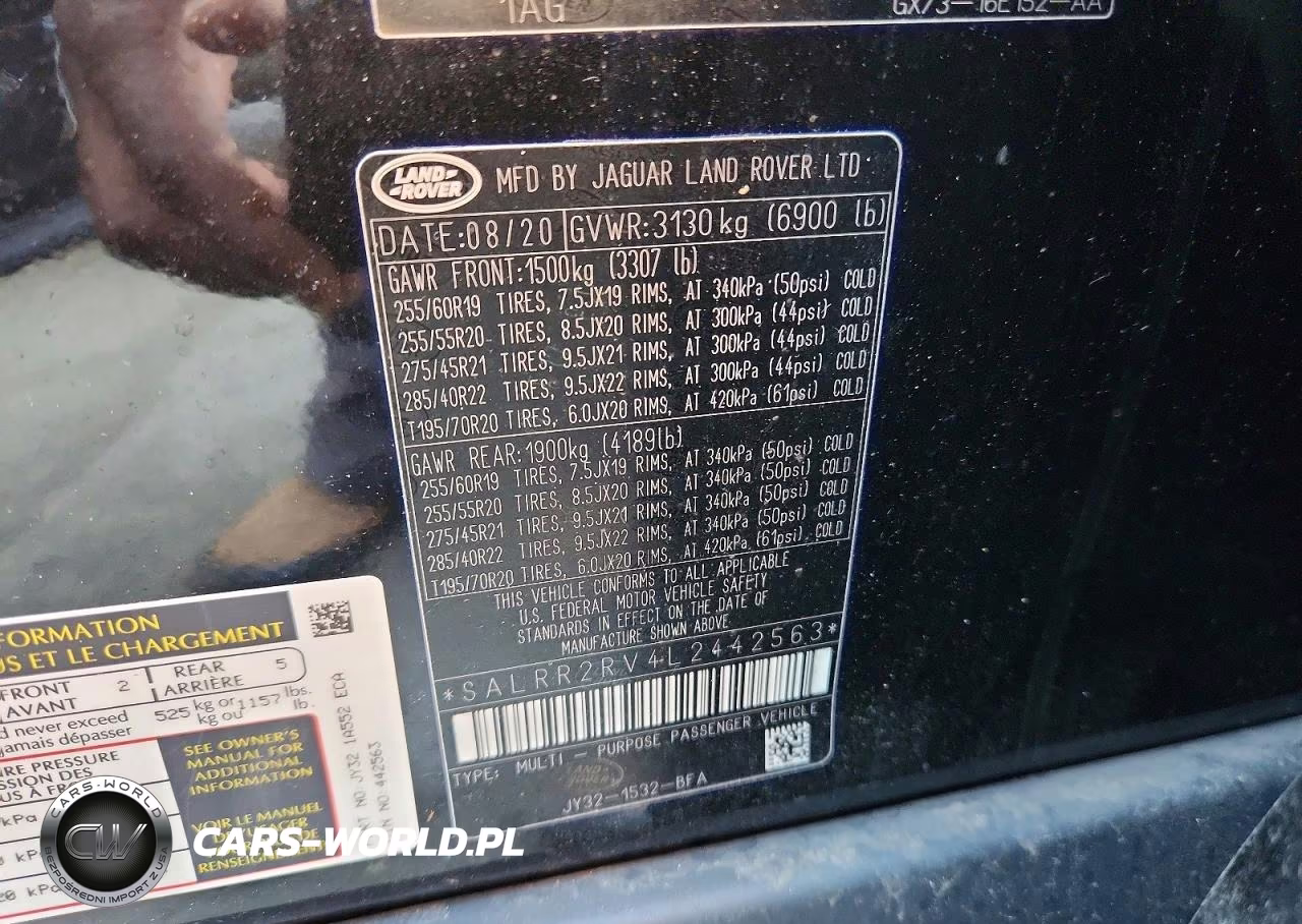 2020 Land Rover Discovery Hse VIN:SALRR2RV4L2442563 - 14