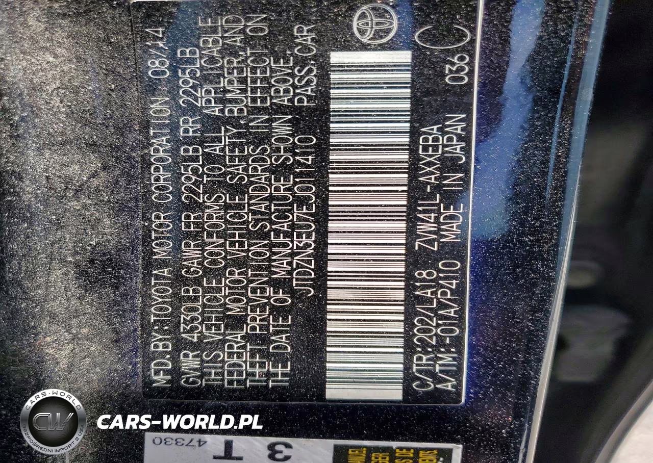 2014 Toyota Prius V Five VIN:JTDZN3EU7EJ011410 - 12