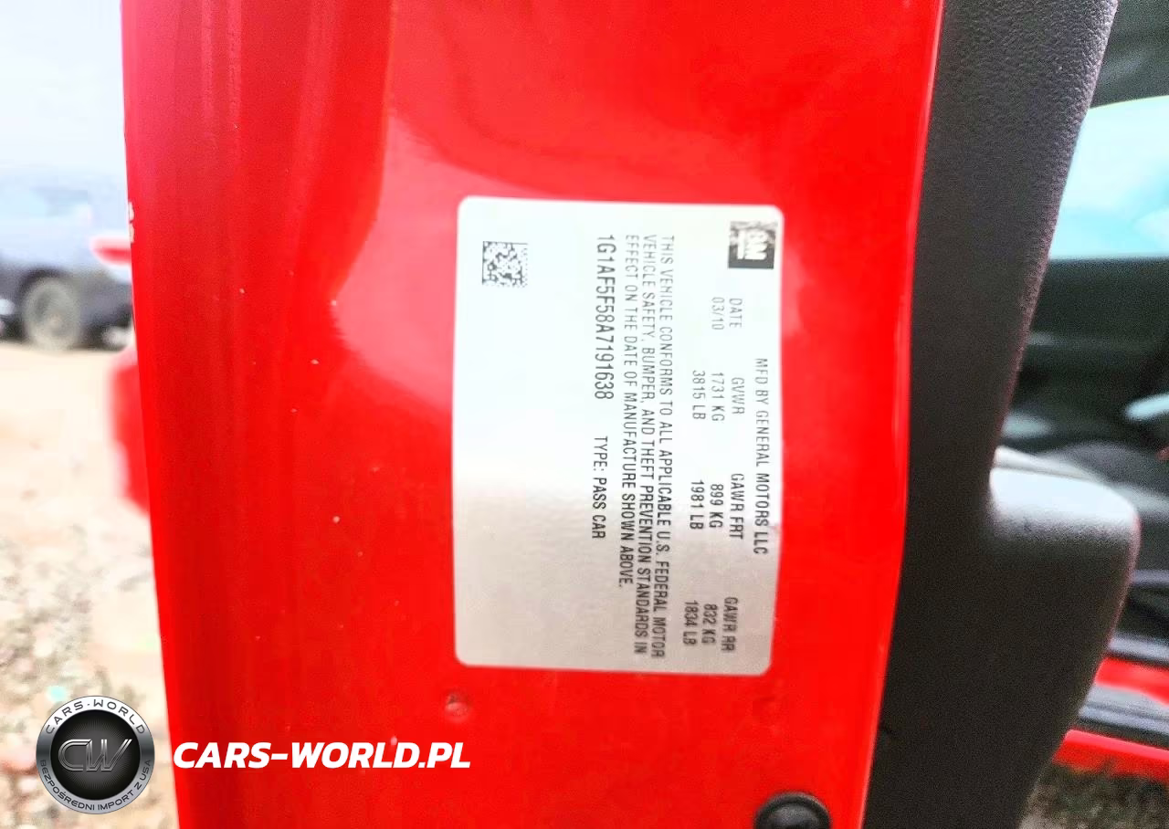 2010 Chevrolet Cobalt VIN:1G1AF5F58A7191638 - 12