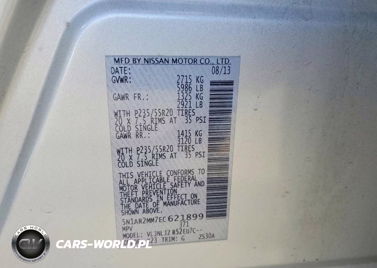 2014 Nissan Pathfinder S VIN:5N1AR2MM7EC621899 - 12