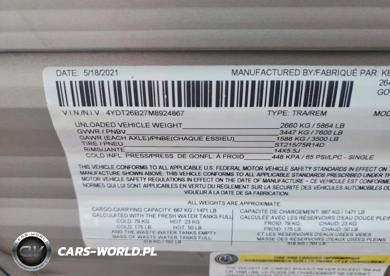 2021 Dutc Dutchman Travel Trai VIN:4YDT26B27M8924867 - 10