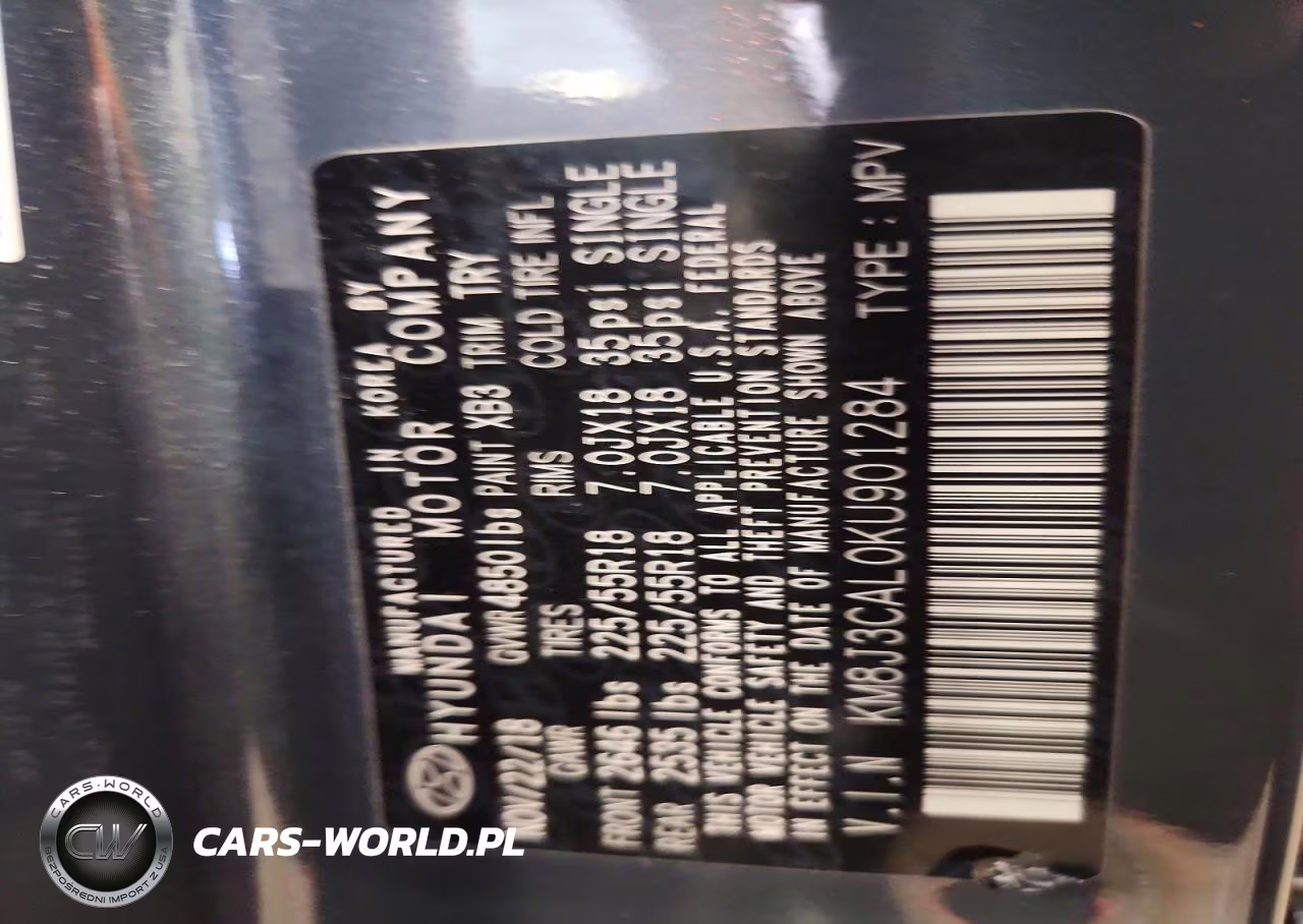 2019 Hyundai Tucson Limited VIN:KM8J3CAL0KU901284 - 13