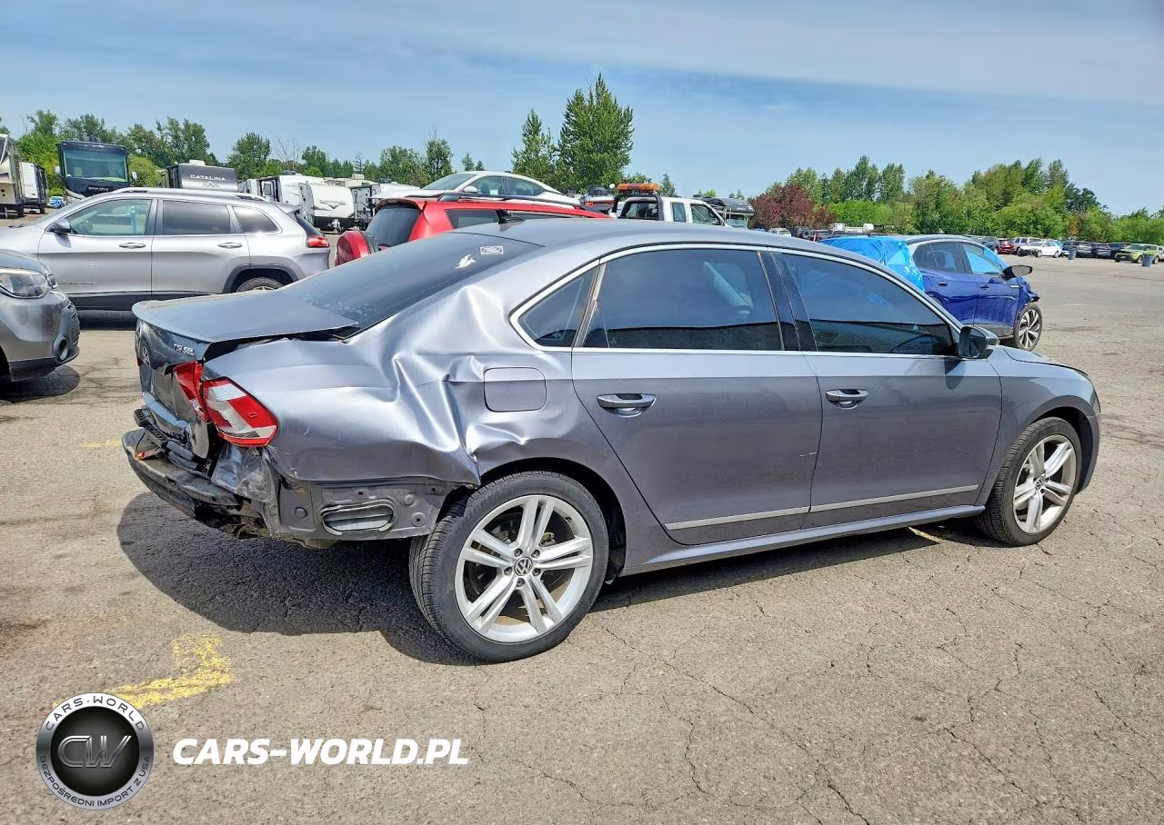 2014 Volkswagen Passat Sel VIN:1VWCT7A35EC095356 - 3