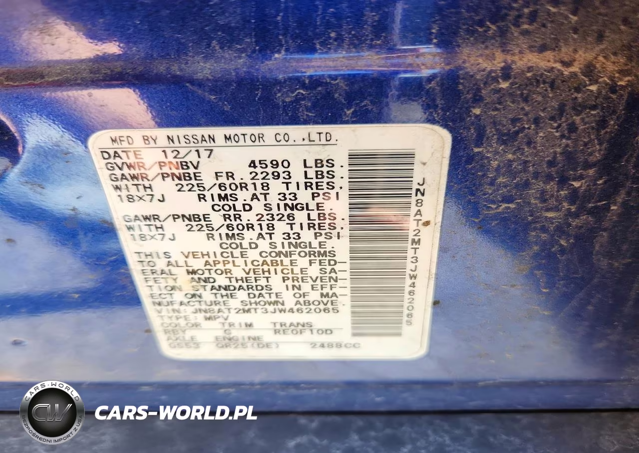 2018 Nissan Rogue Sl VIN:JN8AT2MT3JW462065 - 14