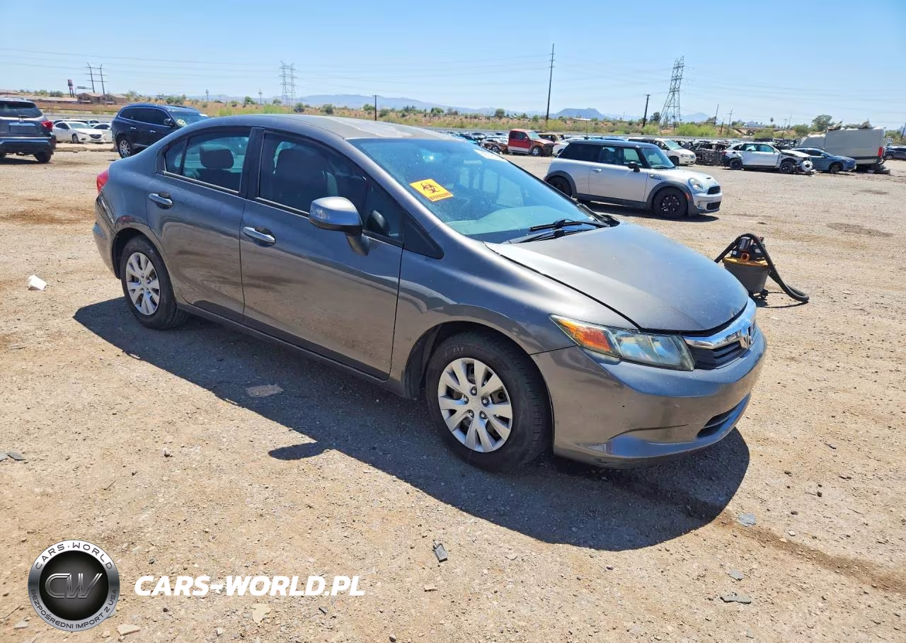 2012 Honda Civic Lx VIN:2HGFB2F56CH581721 - 4