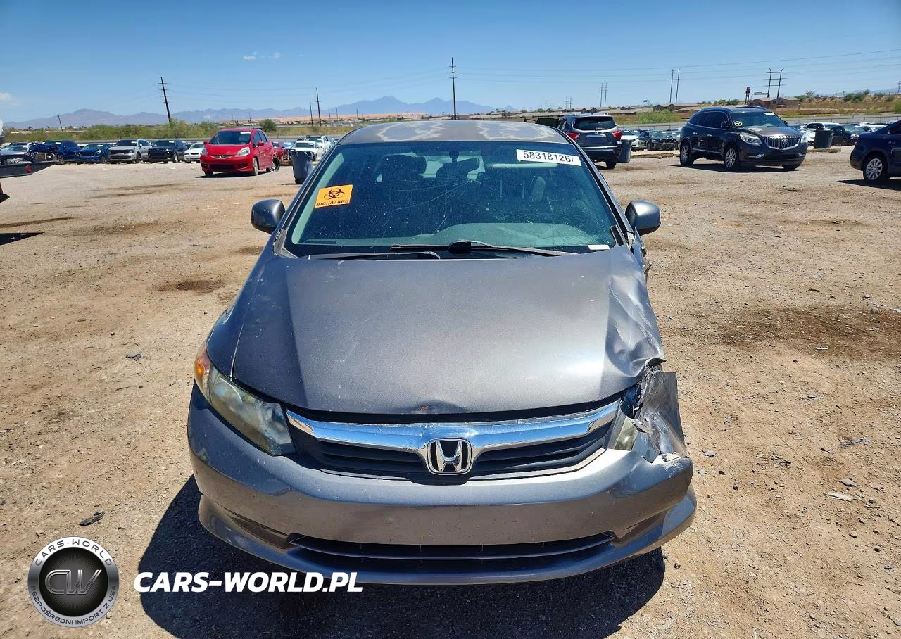 2012 Honda Civic Lx VIN:2HGFB2F56CH581721 - 5