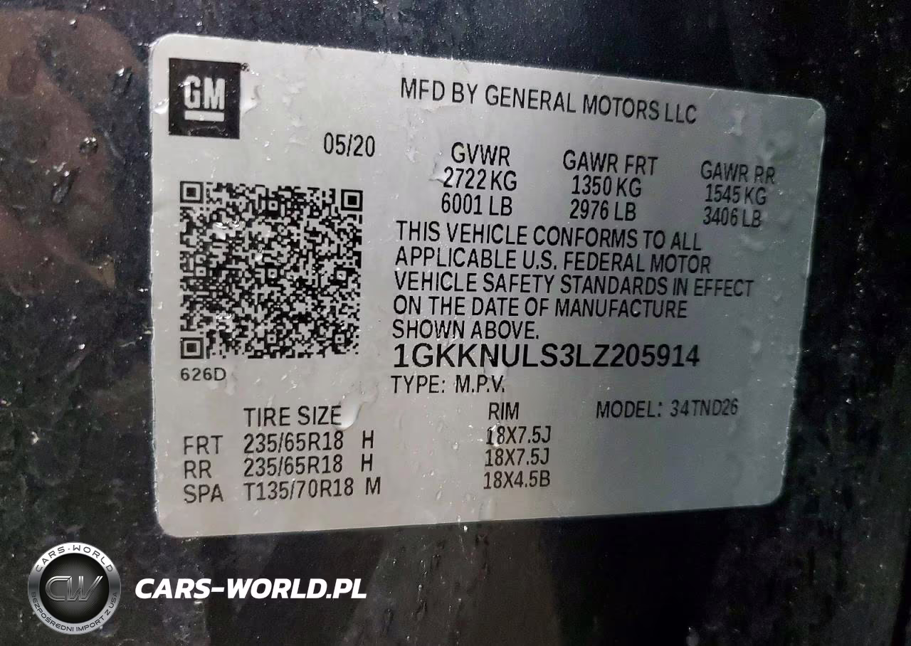 2020 GMC Acadia Slt VIN:1GKKNULS3LZ205914 - 13