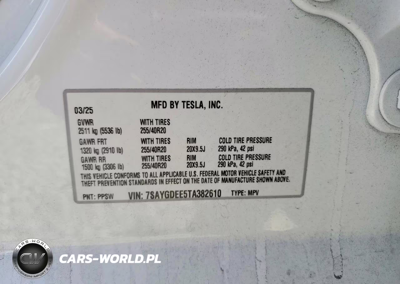 2026 Tesla Model Y VIN:7SAYGDEE5TA382610 - 14