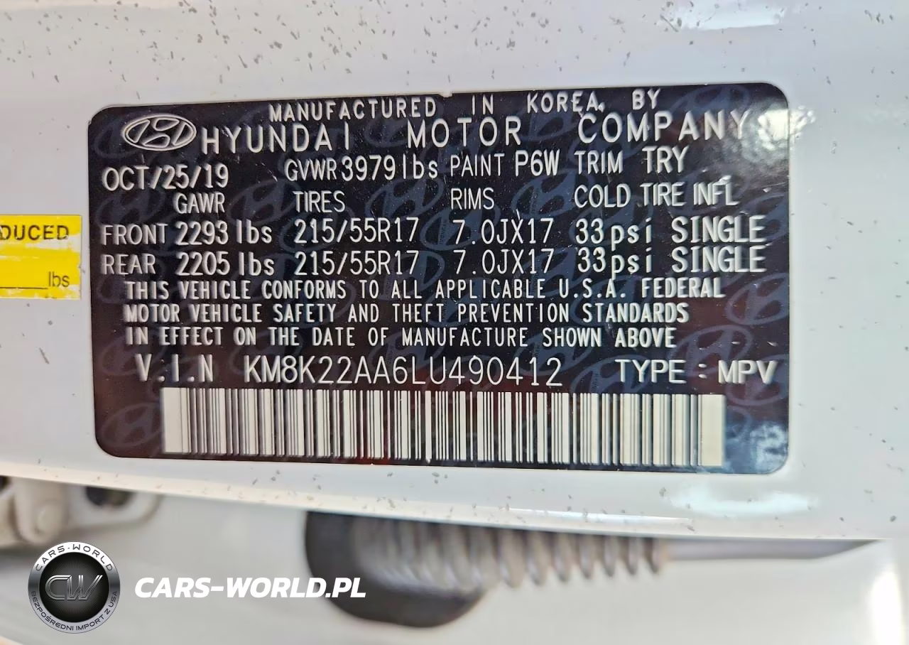 2020 Hyundai Kona Sel VIN:KM8K22AA6LU490412 - 13