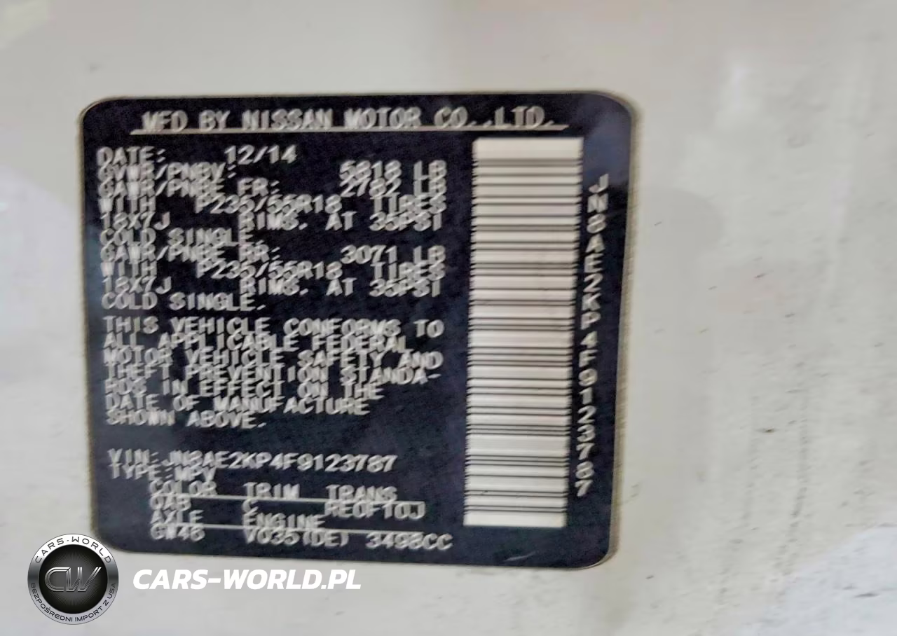 2015 Nissan Quest 3.5 Sl VIN:JN8AE2KP4F9123787 - 13