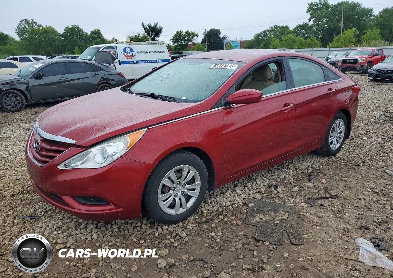 2012 Hyundai Sonata Gls VIN:5NPEB4AC9CH483169 - 2