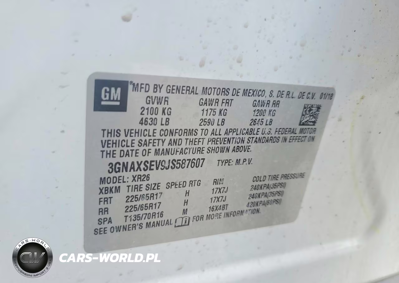 2018 Chevrolet Equinox Lt VIN:3GNAXSEV9JS587607 - 13