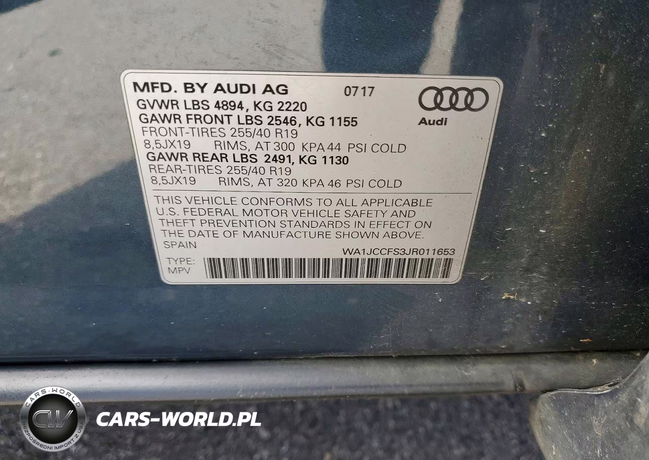 2018 Audi Q3 Premium Plus VIN:WA1JCCFS3JR011653 - 13