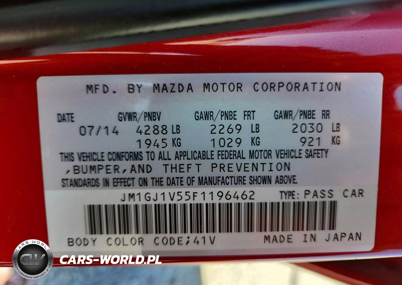 2015 Mazda 6 Touring VIN:JM1GJ1V55F1196462 - 13