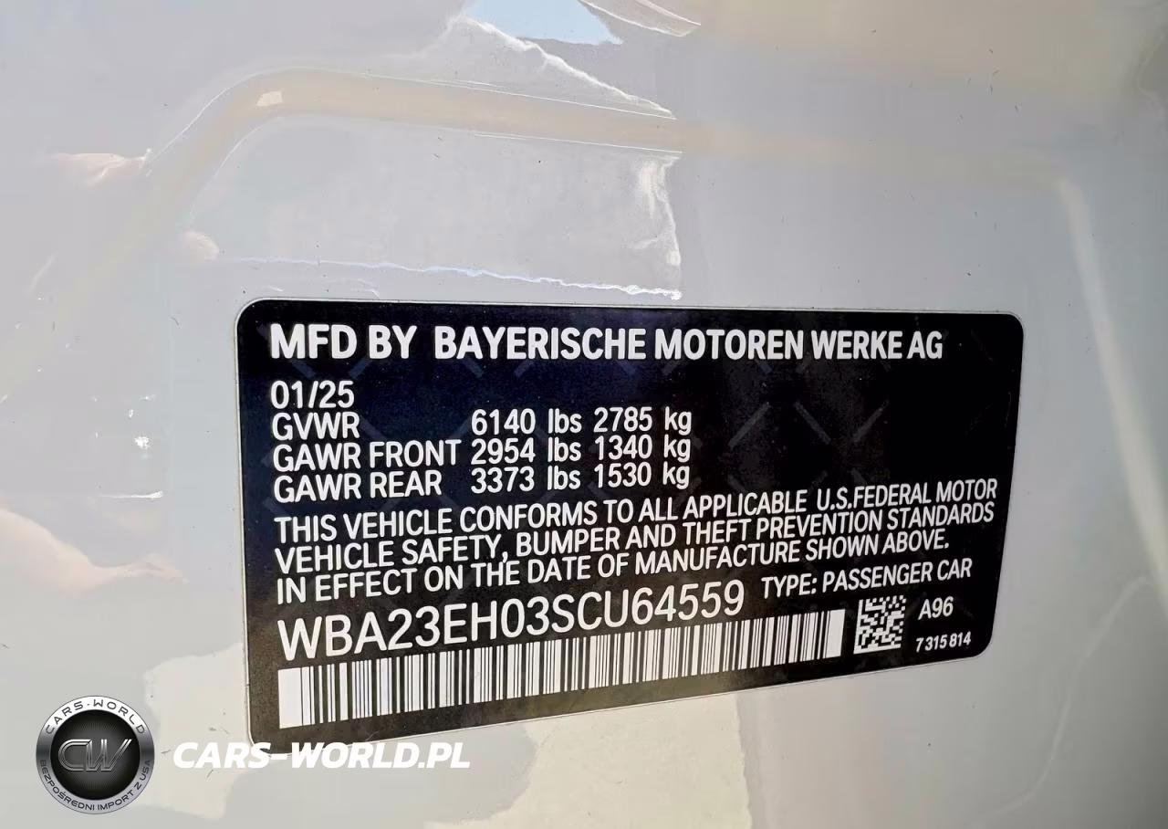 2025 BMW 740 I VIN:WBA23EH03SCU64559 - 10