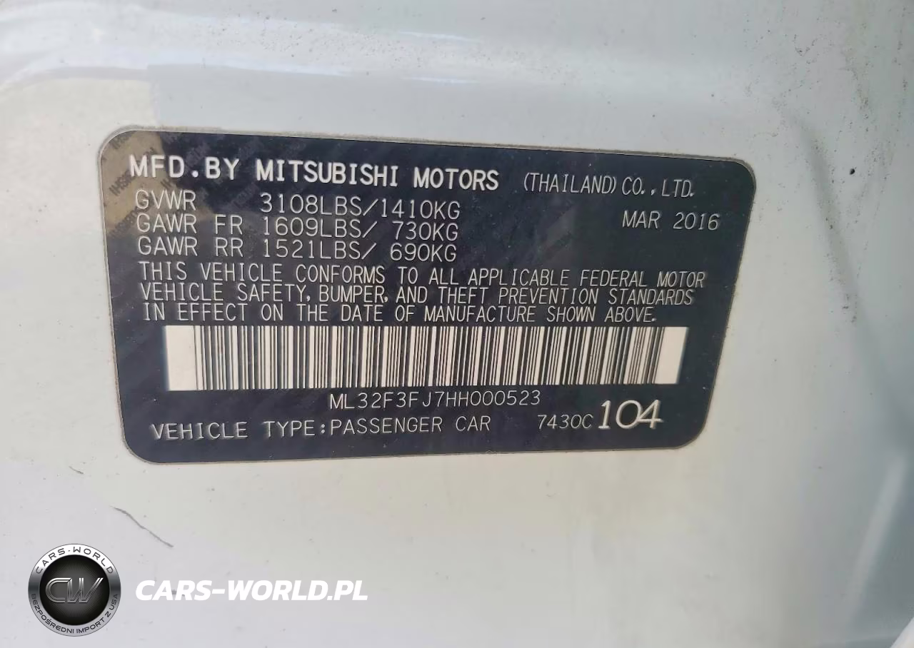 2017 Mitsubishi Mirage G4 Es VIN:ML32F3FJ7HH000523 - 12