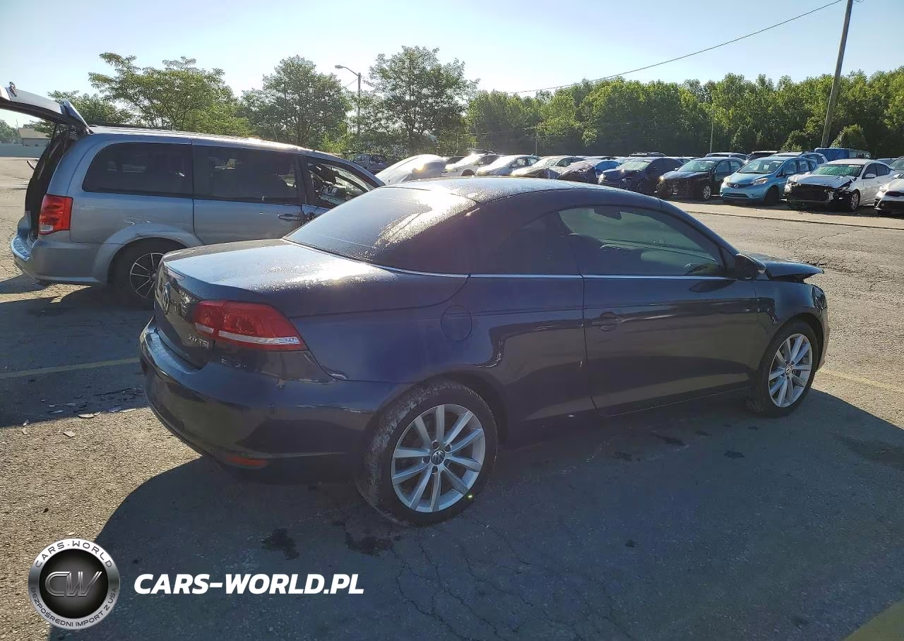 2012 Volkswagen Eos Komfort VIN:WVWBW7AH7CV005384 - 3