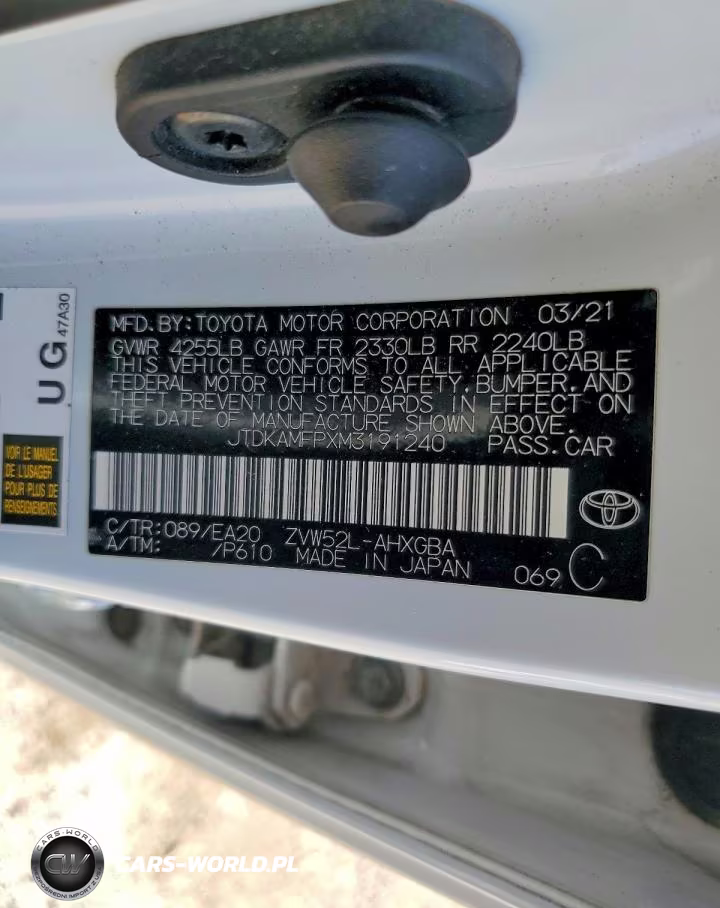 2021 Toyota Prius Prime Limited VIN:JTDKAMFPXM3191240 - 13