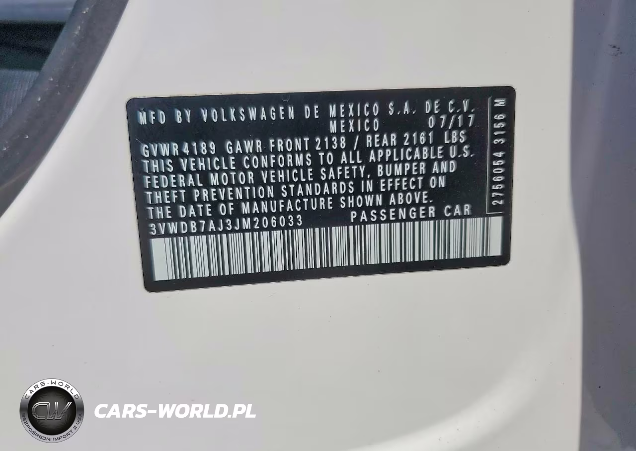 2018 Volkswagen Jetta Se VIN:3VWDB7AJ3JM206033 - 12