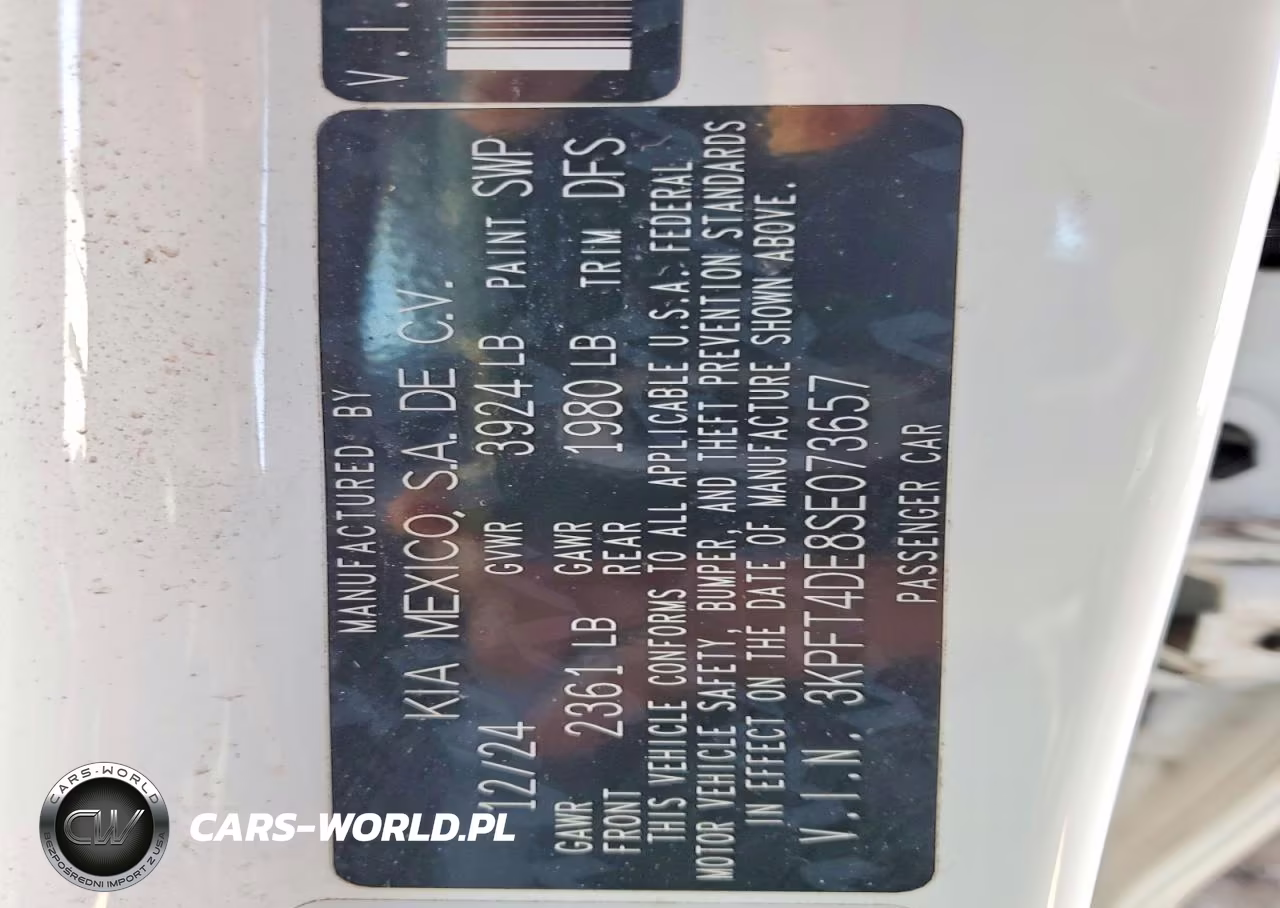 2025 Kia K4 Lxs VIN:3KPFT4DE8SE073657 - 13
