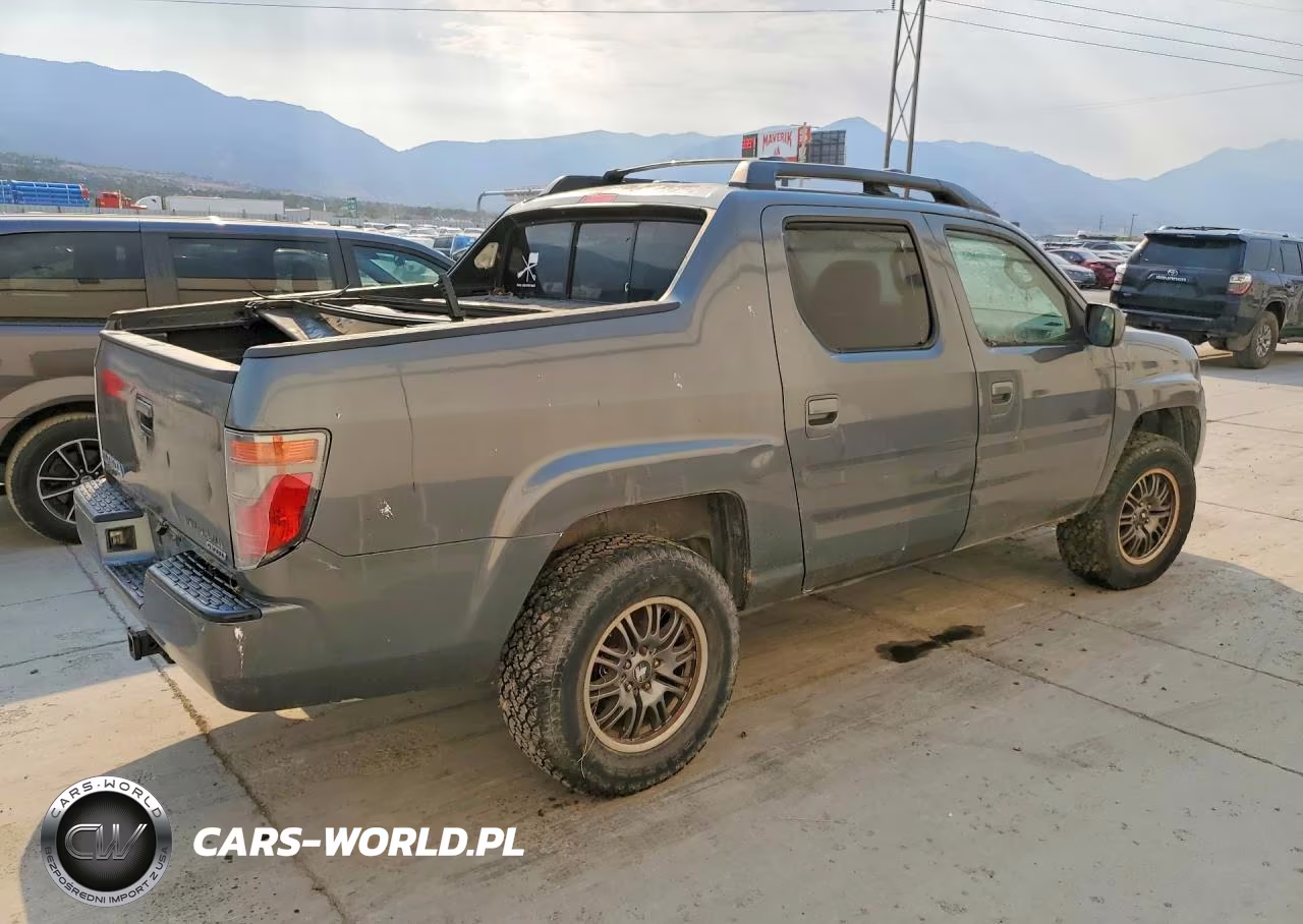 2007 Honda Ridgeline Rtl VIN:2HJYK16597H503324 - 3