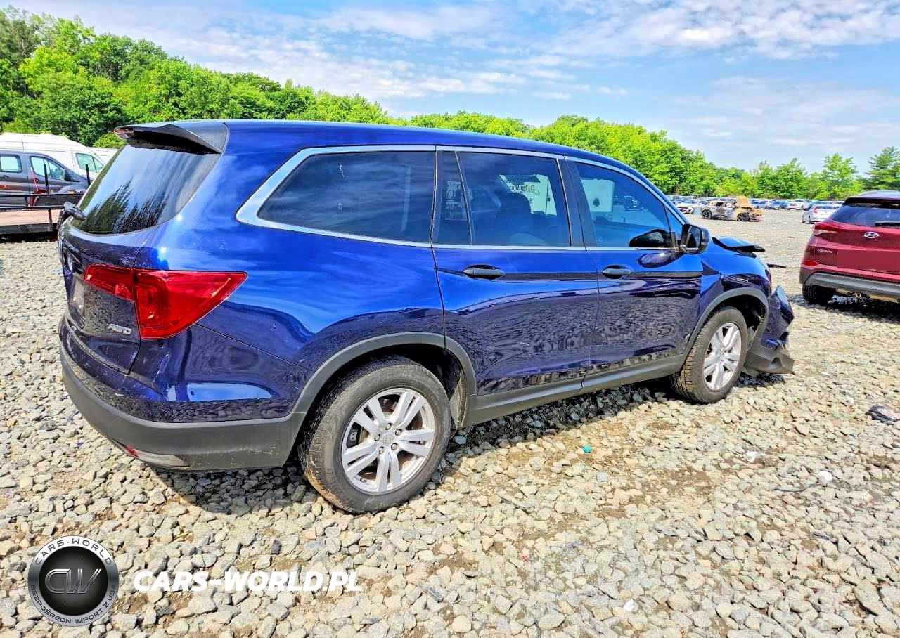 2018 Honda Pilot Lx VIN:5FNYF6H19JB068611 - 3