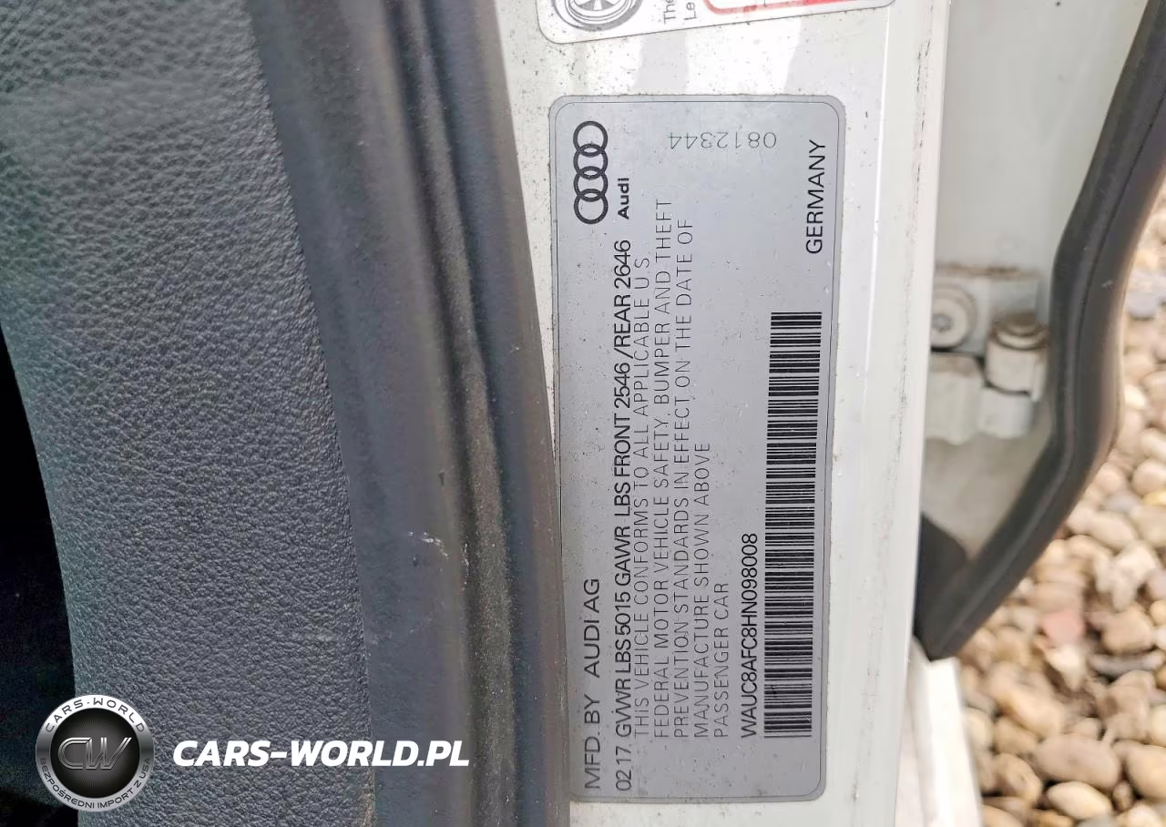 2017 Audi A6 Premium VIN:WAUC8AFC8HN098008 - 12