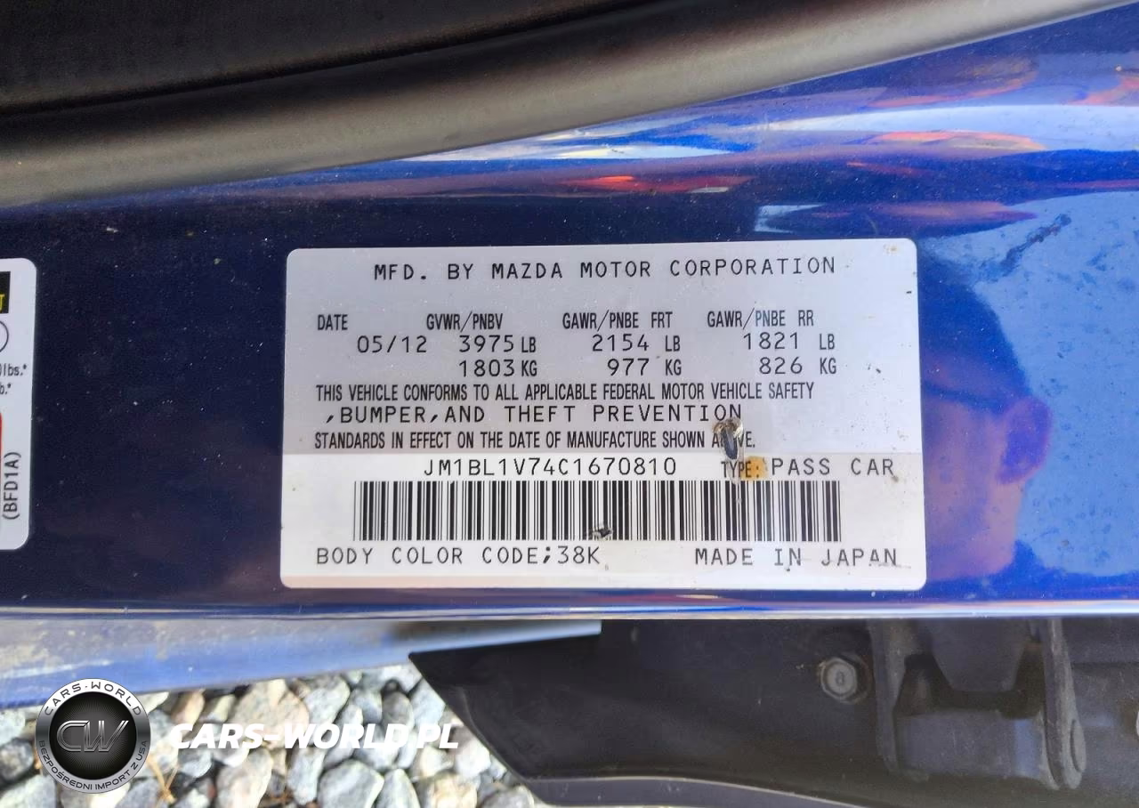 2012 Mazda 3 I VIN:JM1BL1V74C1670810 - 12
