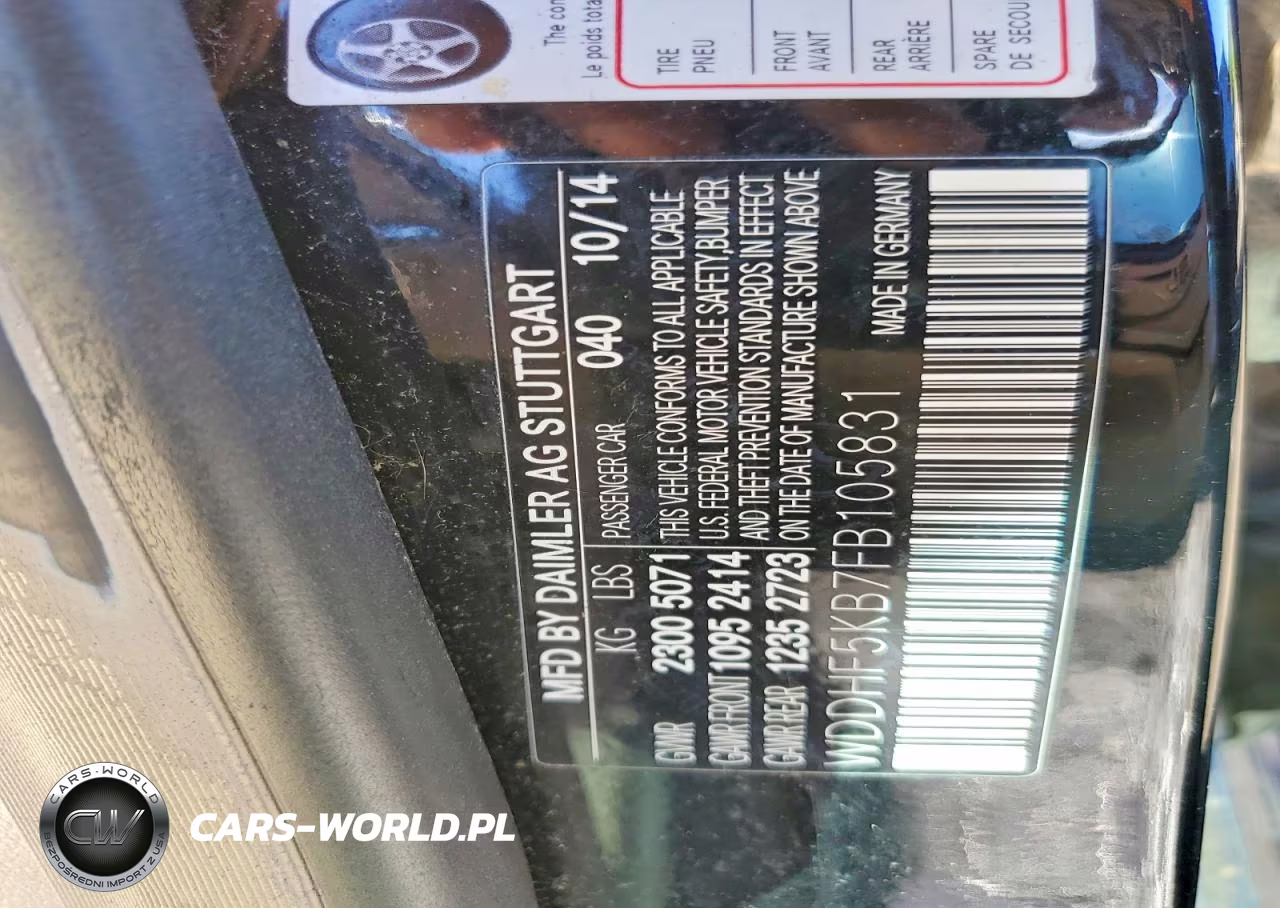 2015 Mercedes-Benz E 350 VIN:WDDHF5KB7FB105831 - 12