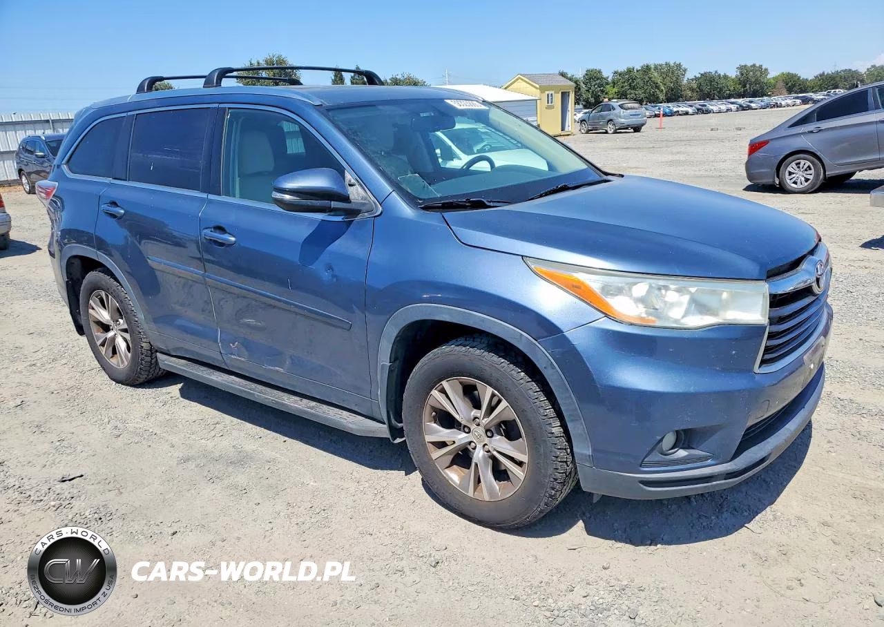 2014 Toyota Highlander Xle VIN:5TDJKRFH8ES020372 - 4