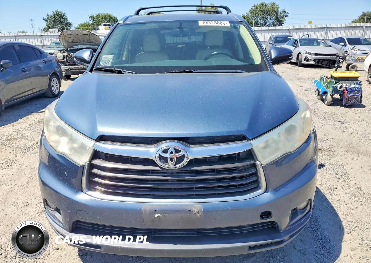 2014 Toyota Highlander Xle VIN:5TDJKRFH8ES020372 - 5