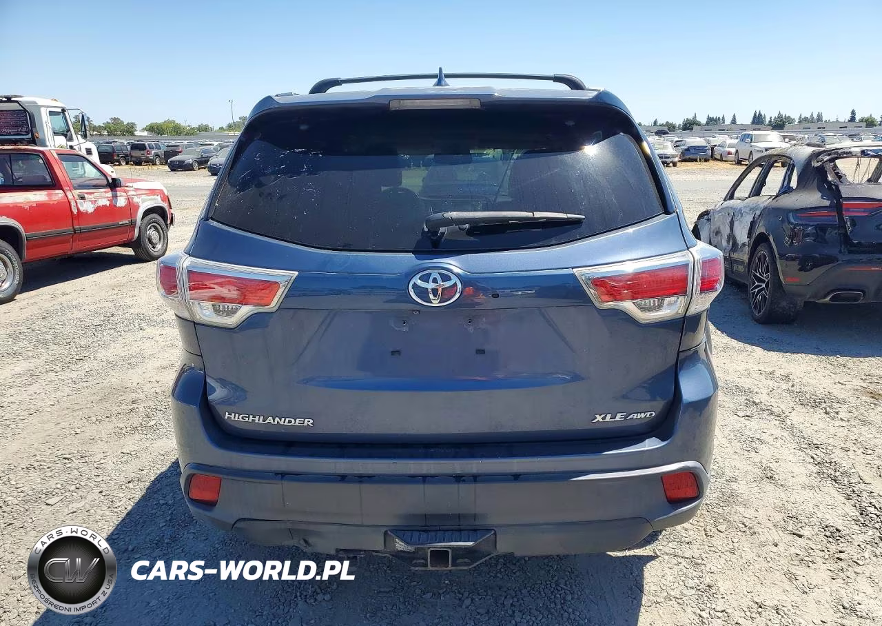 2014 Toyota Highlander Xle VIN:5TDJKRFH8ES020372 - 6