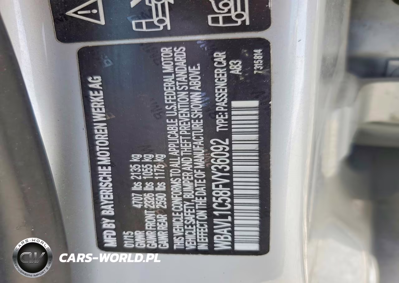 2015 BMW X1 xDrive28I VIN:WBAVL1C58FVY36092 - 12