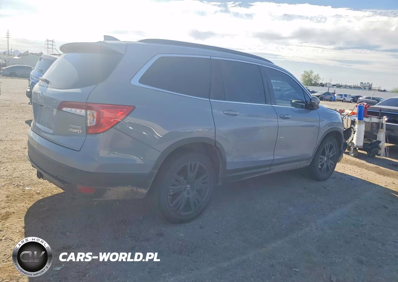 2022 Honda Pilot Se VIN:5FNYF6H27NB056018 - 3