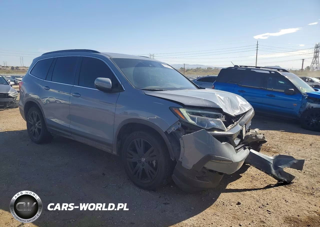 2022 Honda Pilot Se VIN:5FNYF6H27NB056018 - 4