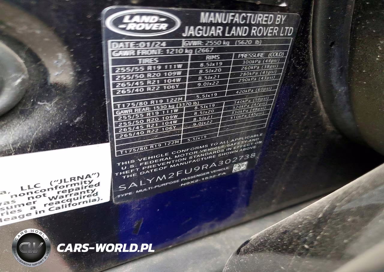 2024 Land Rover Range Rover Velar Dynamic Hse VIN:SALYM2FU9RA302738 - 12